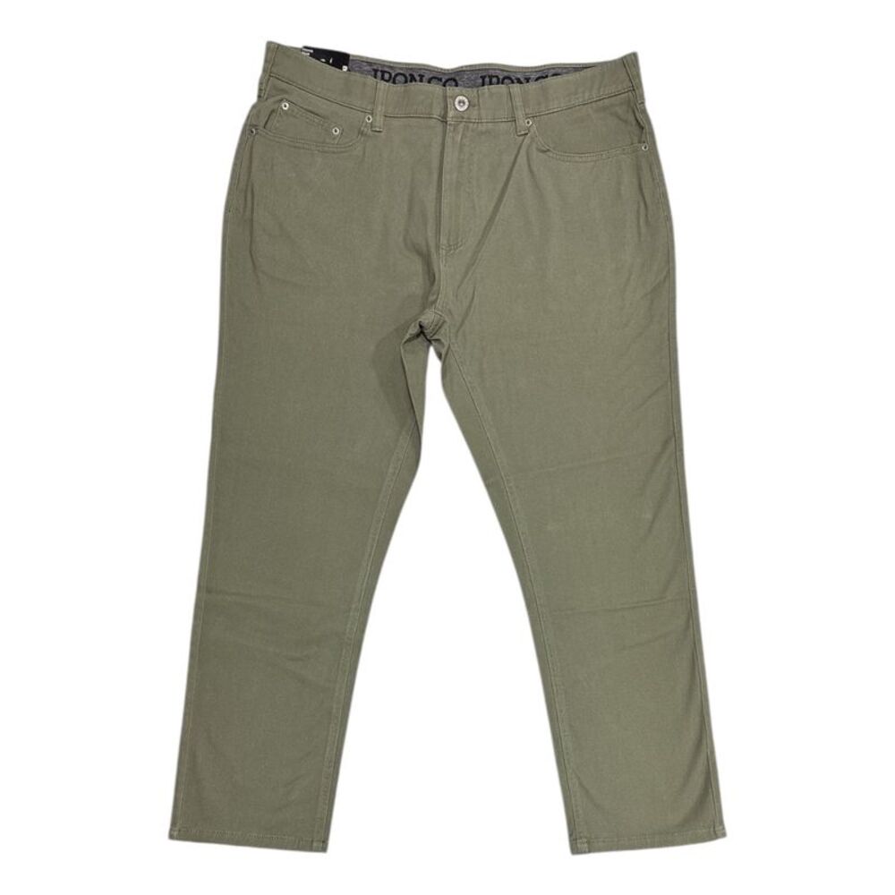 Palm - Iron Co. Men's Classic Stretch Comfort Patriot Pants, Flexible Straight L